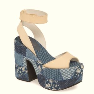 Jeffrey Campbell bandana platforms